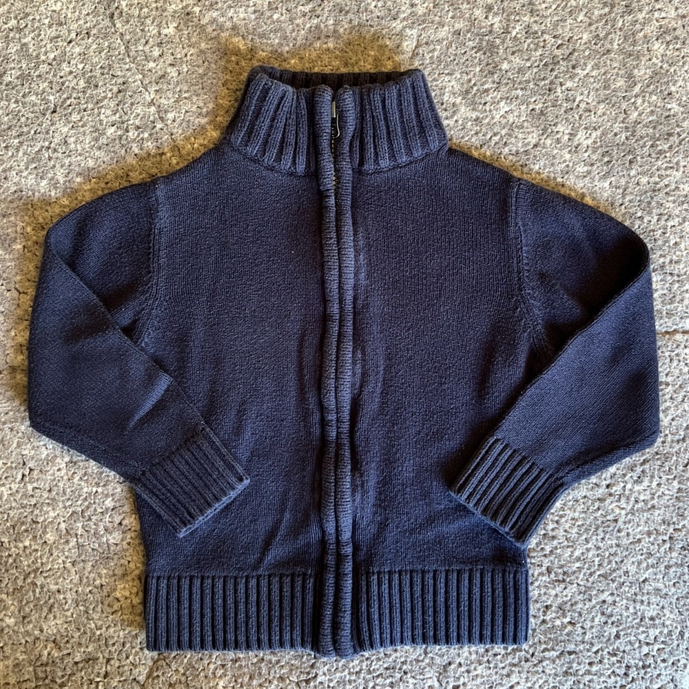 Back to School! The Children’s Place Zip-Up Mock Neck Sweater - Size XS / 4